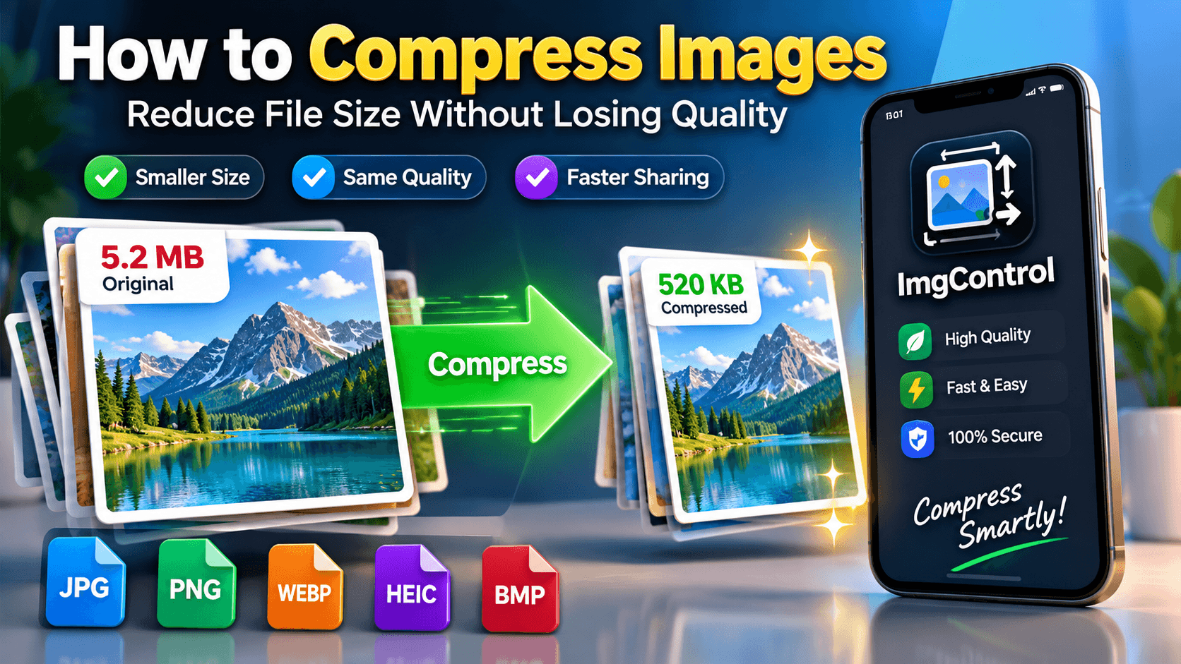How to compress images without losing quality