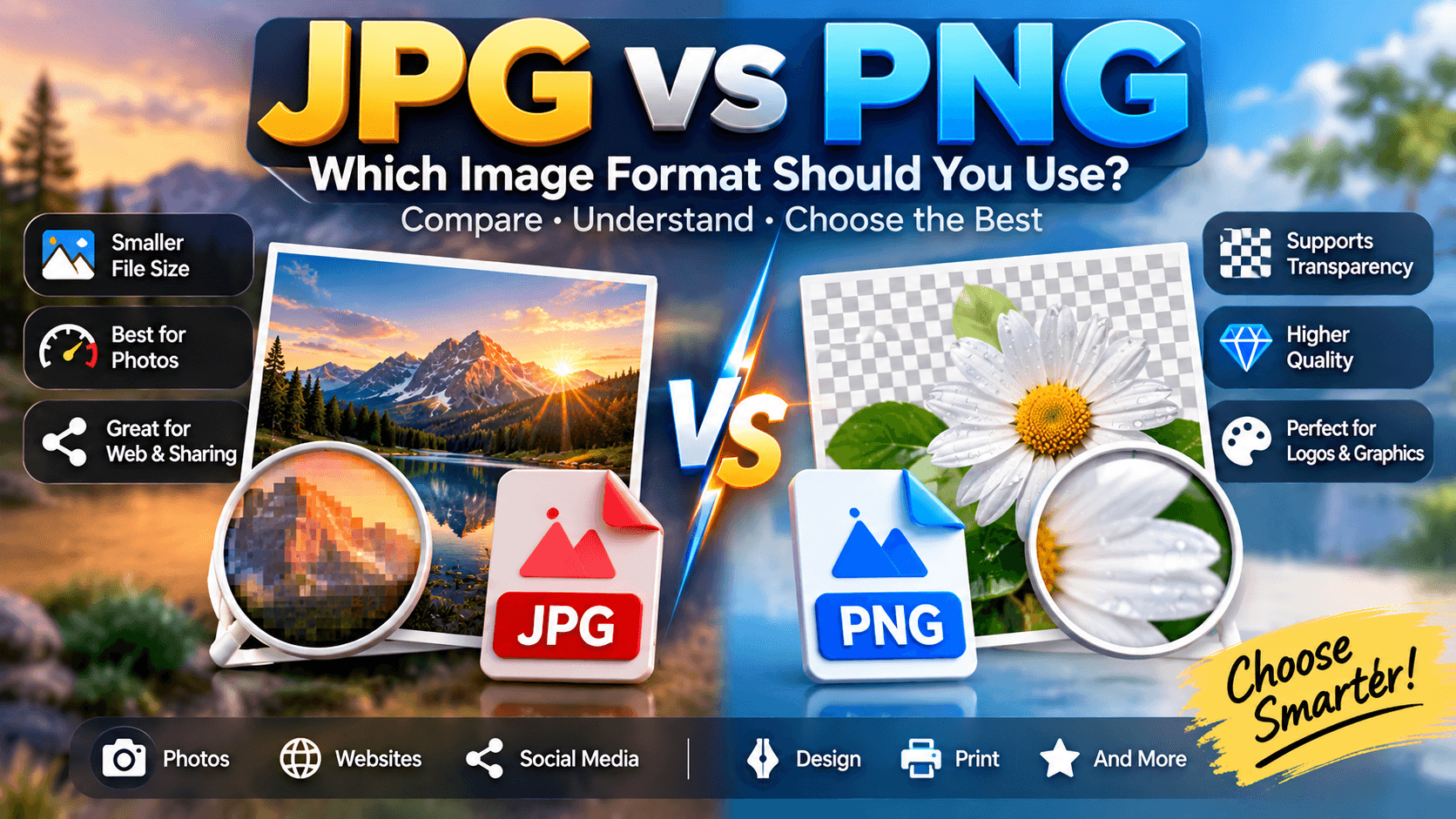 JPG vs PNG comparison