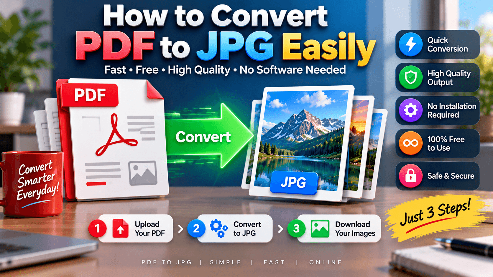 How to convert PDF to JPG